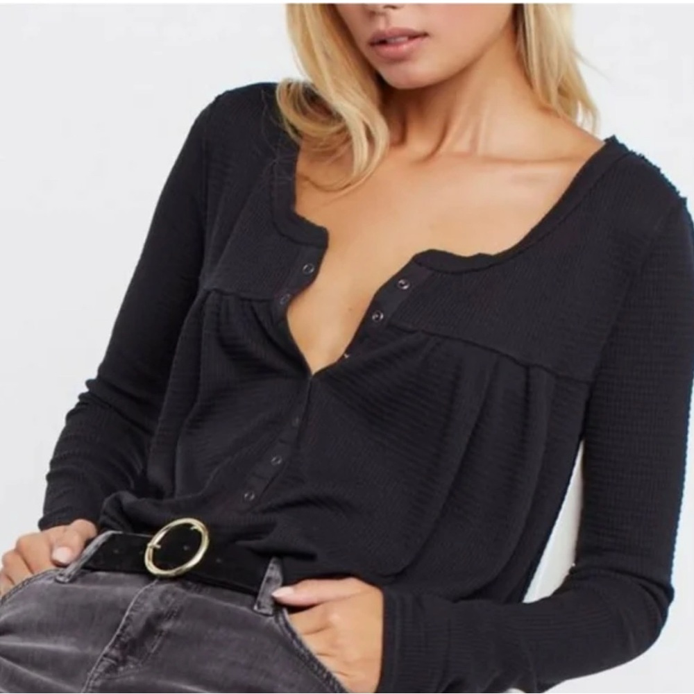 NWT Free People Kai Henley Thermal Top